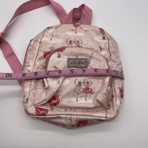 Cath Kidston Light Pink Ballerina Print Mini Rucksack Backpack - Picture 4 of 5